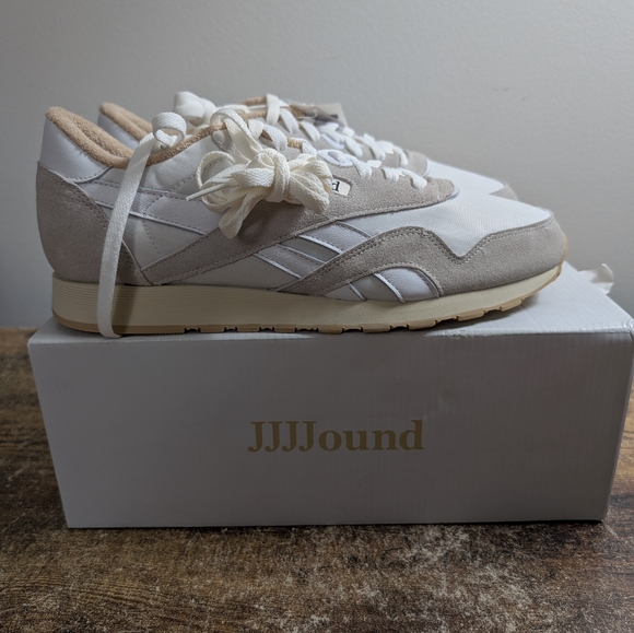 Reebok x JJJJOUND US 11.5 CLASSIC NYLON WHITE - Picture 2 of 4